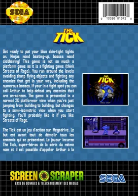 Tick, The (USA) box cover back